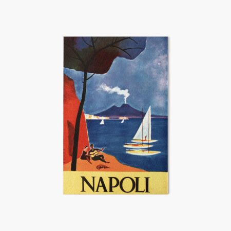 Item preview, NAPOLI ITALY Naples Seaside Beach Tourism Advertisement Vintage Italian  designed and sold by retroposters.