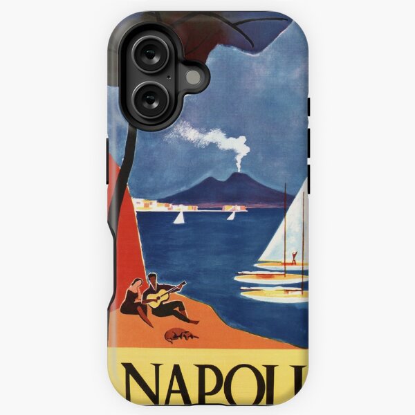 Item preview, NAPOLI ITALY Naples Seaside Beach Tourism Advertisement Vintage Italian  designed and sold by retroposters.