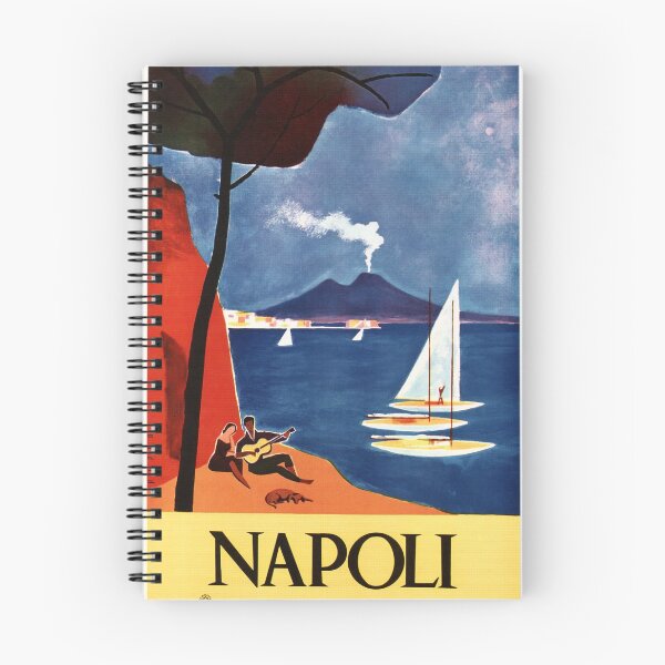 Item preview, NAPOLI ITALY Naples Seaside Beach Tourism Advertisement Vintage Italian  designed and sold by retroposters.
