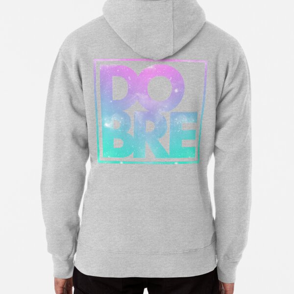 DOBRE Pink Galaxy Logo Pullover Hoodie