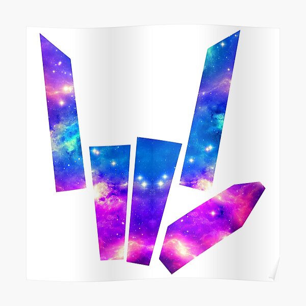 Share The Love Galaxy Logo Poster