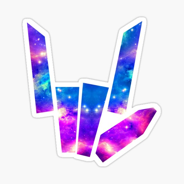 Comparte el logotipo de Love Galaxy Pegatina
