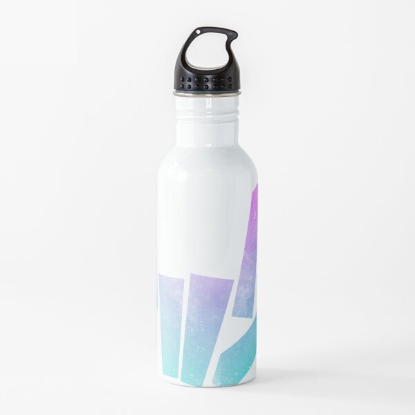 Comparte el logotipo de Love Pink Galaxy Botella de agua