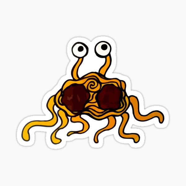 Flying Spaghetti Monster (Pastafarianism) Sticker