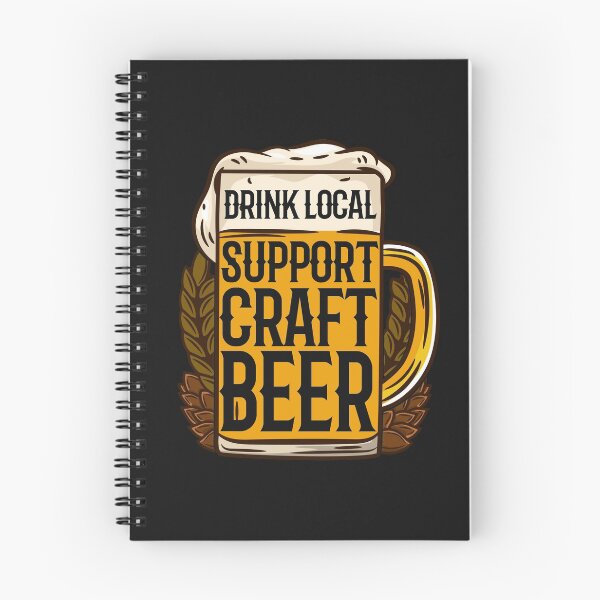 Item preview, Drink Local Support Craft Beer - IPA Pale Ale microbrewing design designed and sold by biNutz.