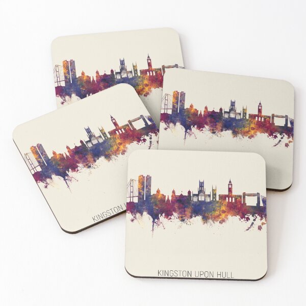 Item preview, Kingston upon Hull England Skyline designed and sold by ArtPrints.