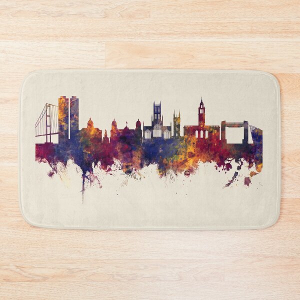 Item preview, Kingston upon Hull England Skyline designed and sold by ArtPrints.