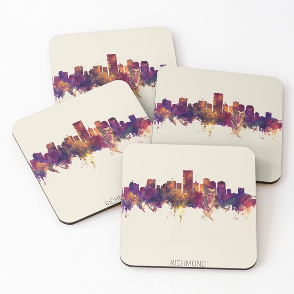 Item preview, Richmond Virginia Skyline designed and sold by ArtPrints.