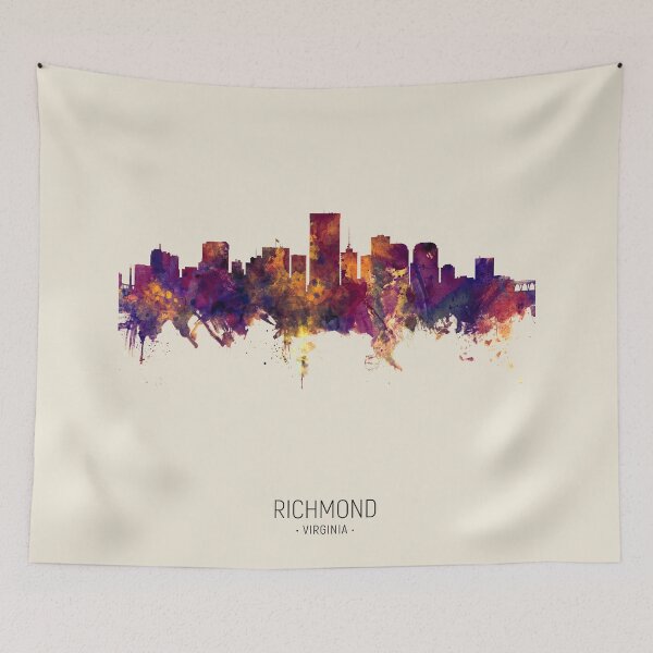 Item preview, Richmond Virginia Skyline designed and sold by ArtPrints.
