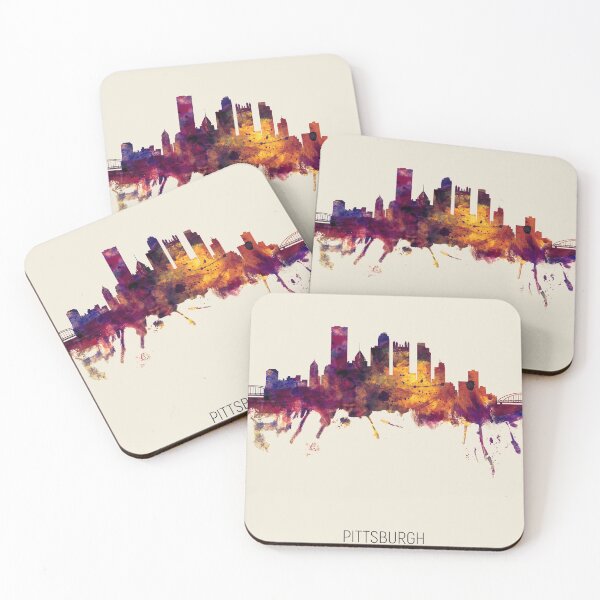 Aperçu de l'œuvre Pittsburgh Pennsylvania Skyline créée et vendue par ArtPrints.