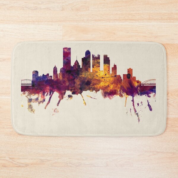 Artikelvorschau, Pittsburgh Pennsylvania Skyline entworfen und verkauft von ArtPrints.