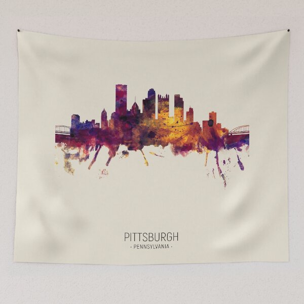 Item preview, Pittsburgh Pennsylvania Skyline designed and sold by ArtPrints.