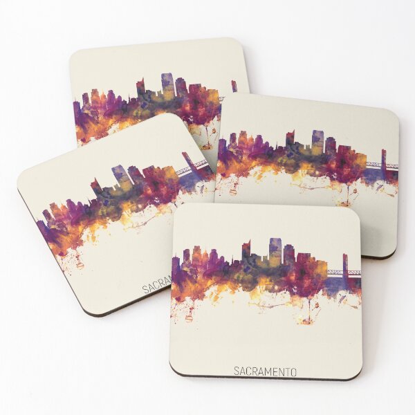 Item preview, Sacramento California Skyline designed and sold by ArtPrints.