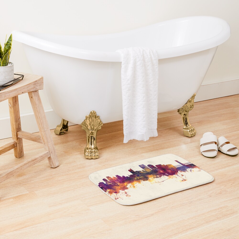 Vista previa del artículo con la obra «Alfombra de baño», diseñado y vendido por ArtPrints.