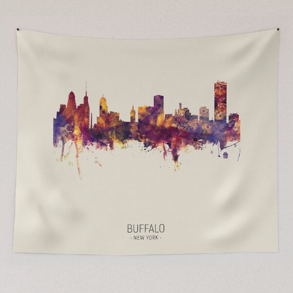 Item preview, Buffalo New York Skyline designed and sold by ArtPrints.