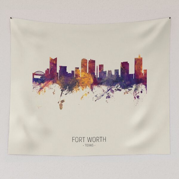 Item preview, Fort Worth Texas Skyline designed and sold by ArtPrints.