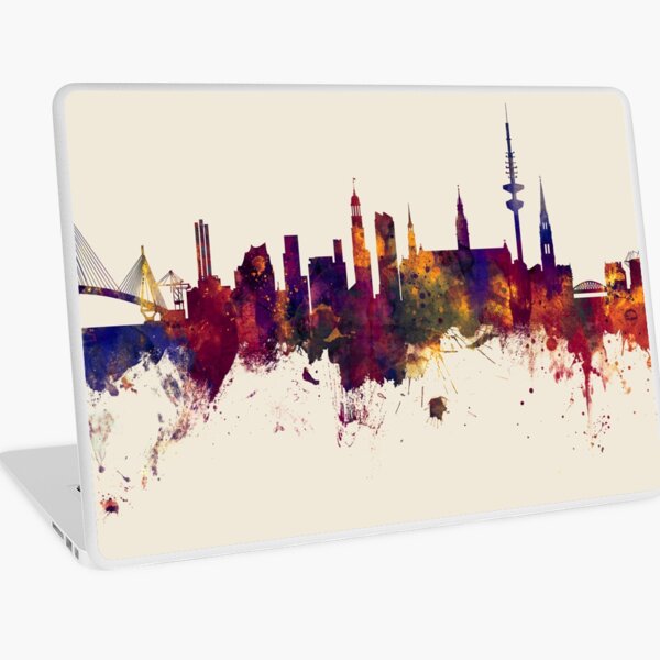 Item preview, Hamburg Germany Skyline designed and sold by ArtPrints.