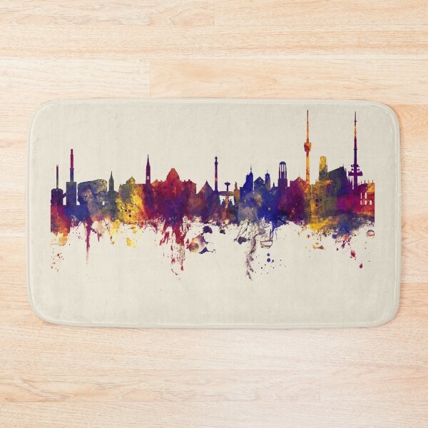 Item preview, Stuttgart Germany Skyline designed and sold by ArtPrints.