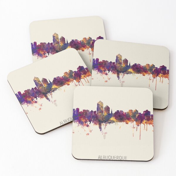 Item preview, Albuquerque New Mexico Skyline designed and sold by ArtPrints.