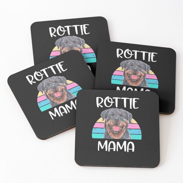 Item preview, Cute Gift For Proud Rottweiler Lover, Rottie Mama Gift, Retro Dog Lover Gift designed and sold by MommyMakesGifts.