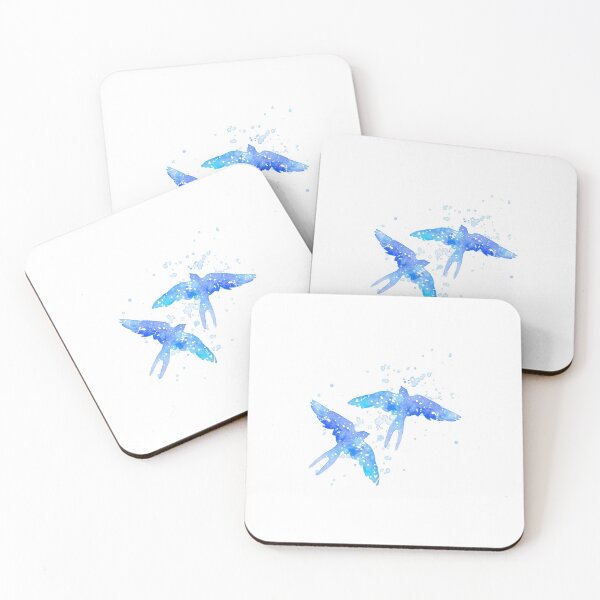 Item preview, watercolour birds designed and sold by Pennycoolcat.