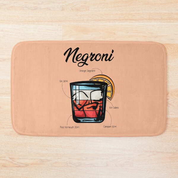 Item preview, Negroni Cocktail Recipe designed and sold by HuckleberryArts.
