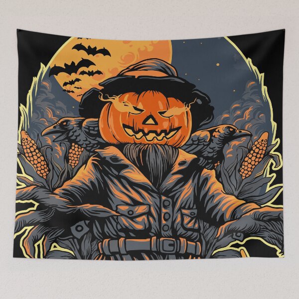Item preview, Scarecrow Happy Halloween designed and sold by TheSimpleMan.