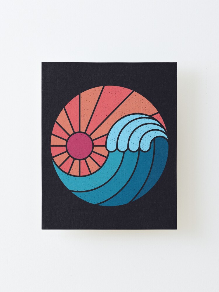 Alternate view of Sun & Sea Mounted Print