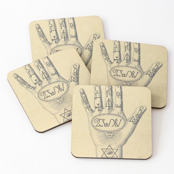Item preview, Hand Compendium Of Demonology and Magic Occult art designed and sold by Bebichic.