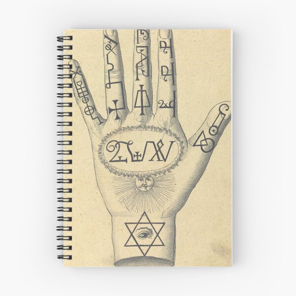 Item preview, Hand Compendium Of Demonology and Magic Occult art designed and sold by Bebichic.