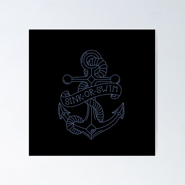 Vintage Anchor Tattoo Posters for Sale