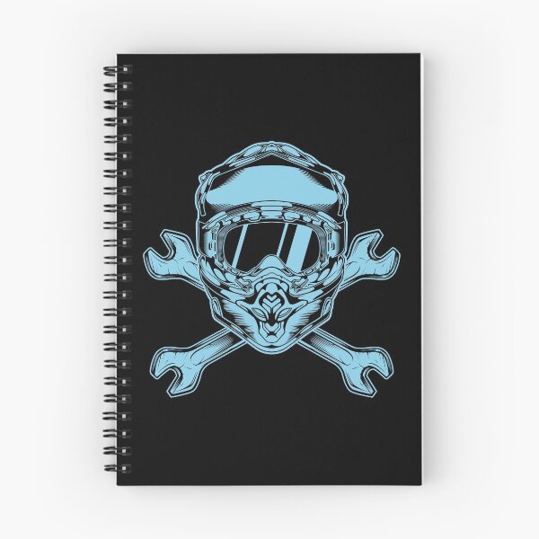 Item preview, Crossed wrench spanner motocross helmet designed and sold by TheSimpleMan.