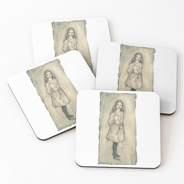 Item preview, ALICE - Frontispiece from the story “Alice’s Adventures in Wonderland” by Lewis Carroll illustrated by Arthur Rackham. designed and sold by johndhalsted.