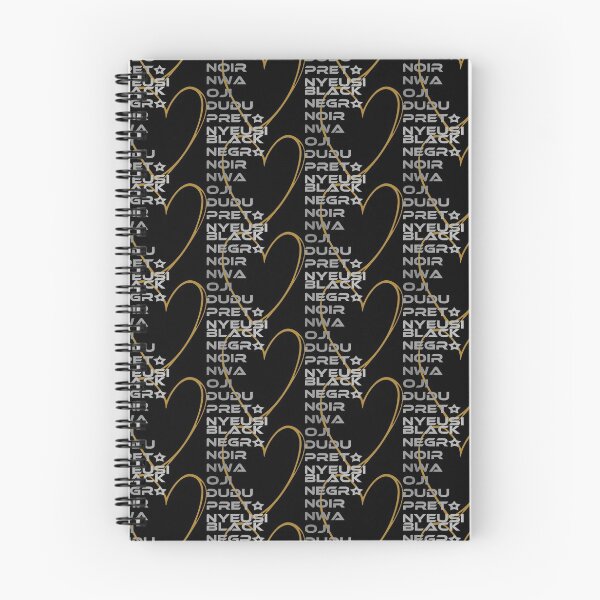 Item preview, BLACK in Every Language Third Culture Series (Heart) designed and sold by Carbon-Fibre Media.
