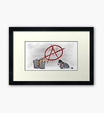 ANARCHY EEYORE Framed Print