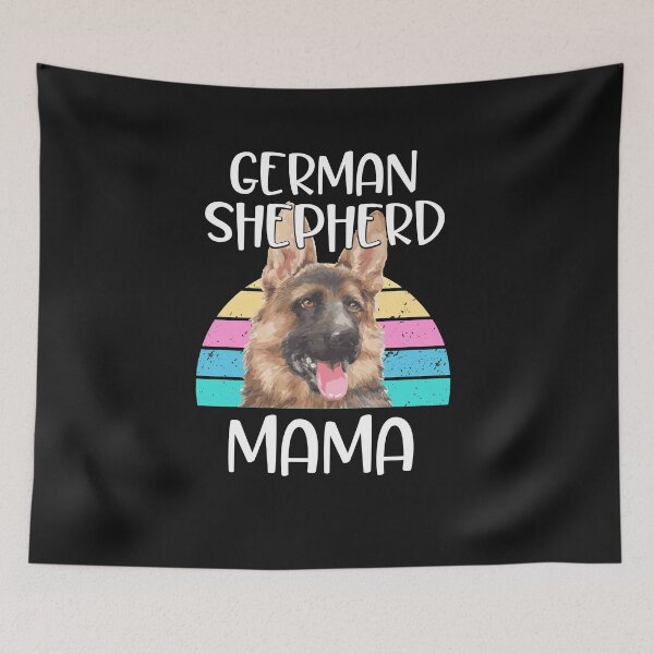 Item preview, Cute Gift For Proud German Shepherd Lover, German Shepherd Mama Gift, Retro Dog Lover Gift designed and sold by MommyMakesGifts.