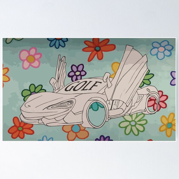 Item preview, GOLF FlowerBoy car designed and sold by maeldeluca.