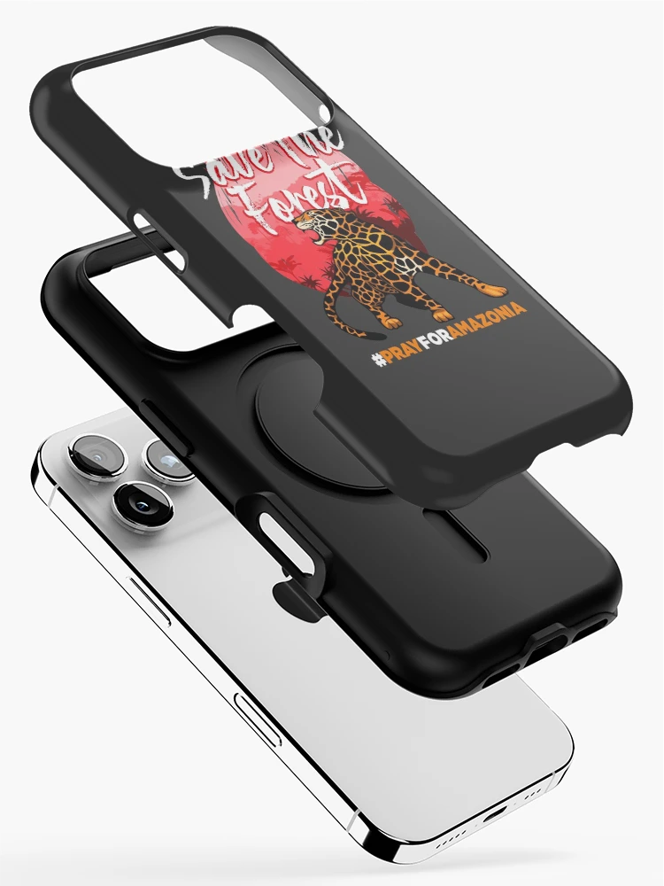 Thumbnail 2 of 4, iPhone Case, Save the Forest designed and sold by RafaRodrix.