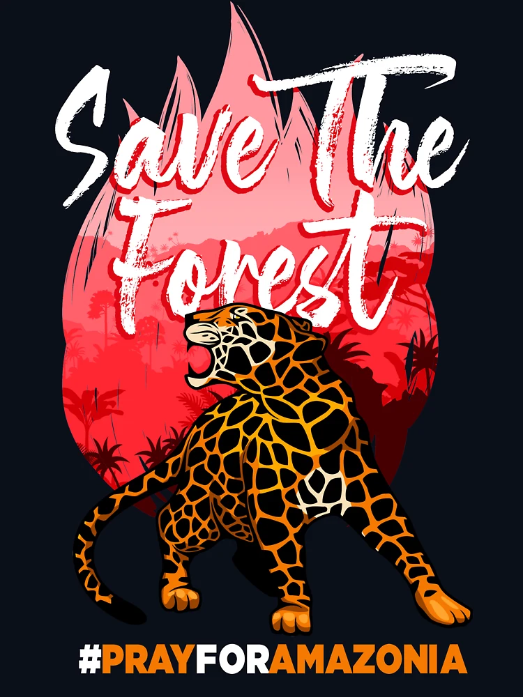 Imagen 6 de 6, Sudadera con capucha con la obra Salvar el bosque, diseñada y vendida por RafaRodrix.