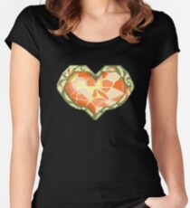 Heart Container Women's Fitted Scoop T-Shirt