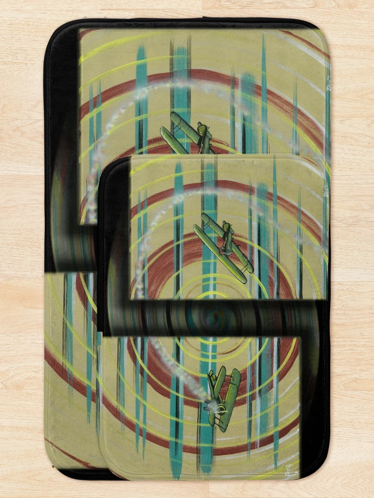 Thumbnail 5 of 6, Bath Mat, Biplanes designed and sold by David Zackus.