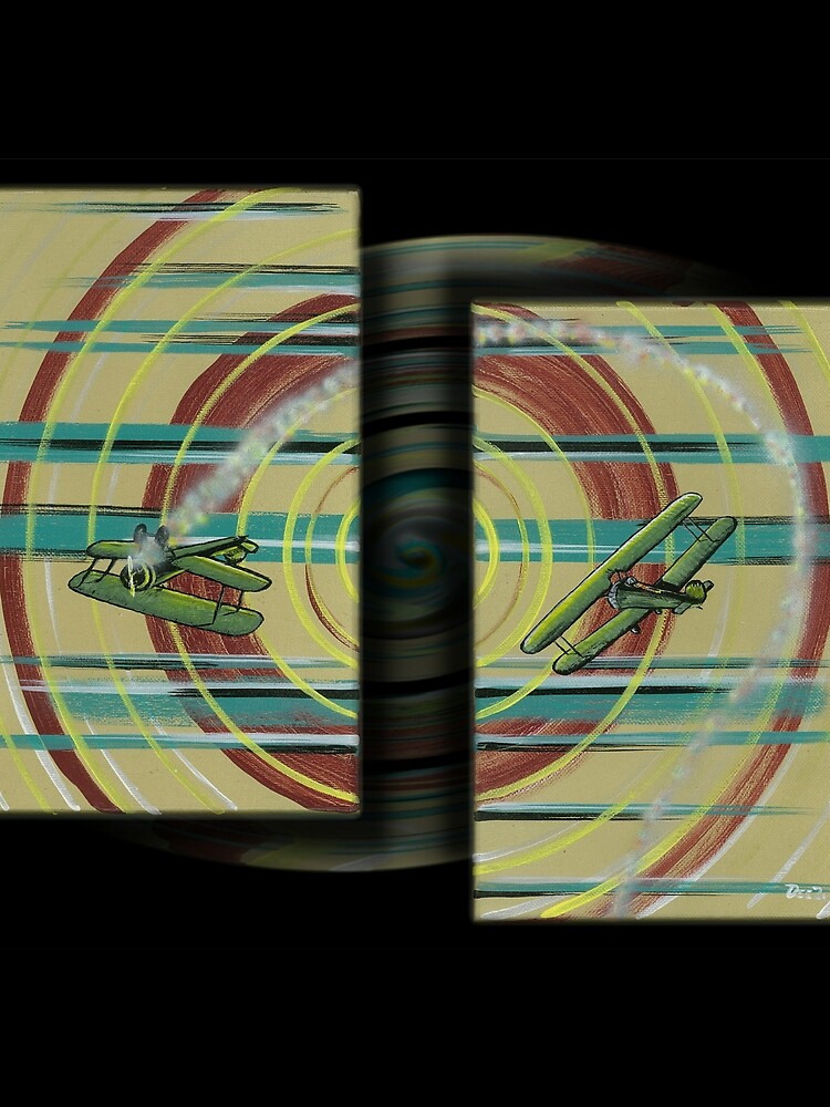 Thumbnail 3 of 3, Scarf, Biplanes designed and sold by RillyDeeZy.