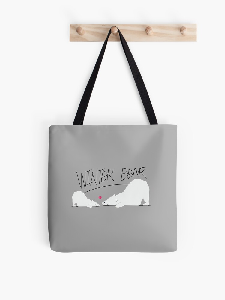 Winter Bear BTS V Tote Bag