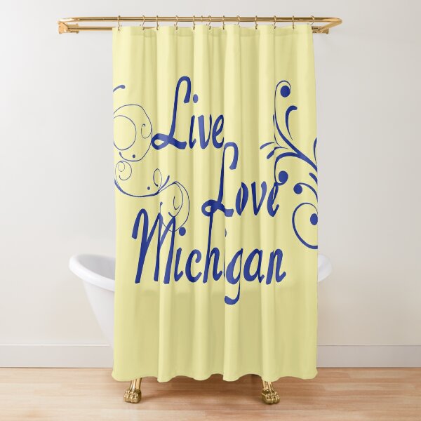 Michigan Wolverines Shower Curtain - Sports Unlimited