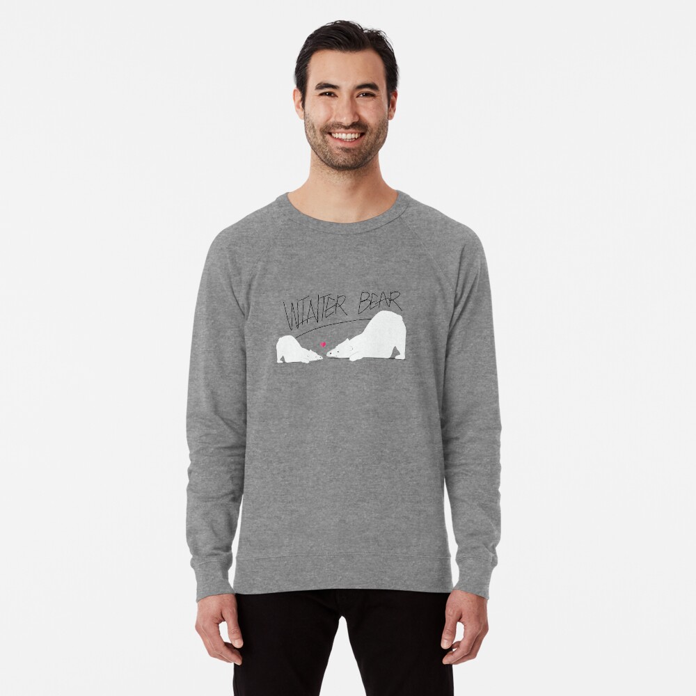 Winter Bear Lightweight Sweatshirt By Kkgoth Redbubble
