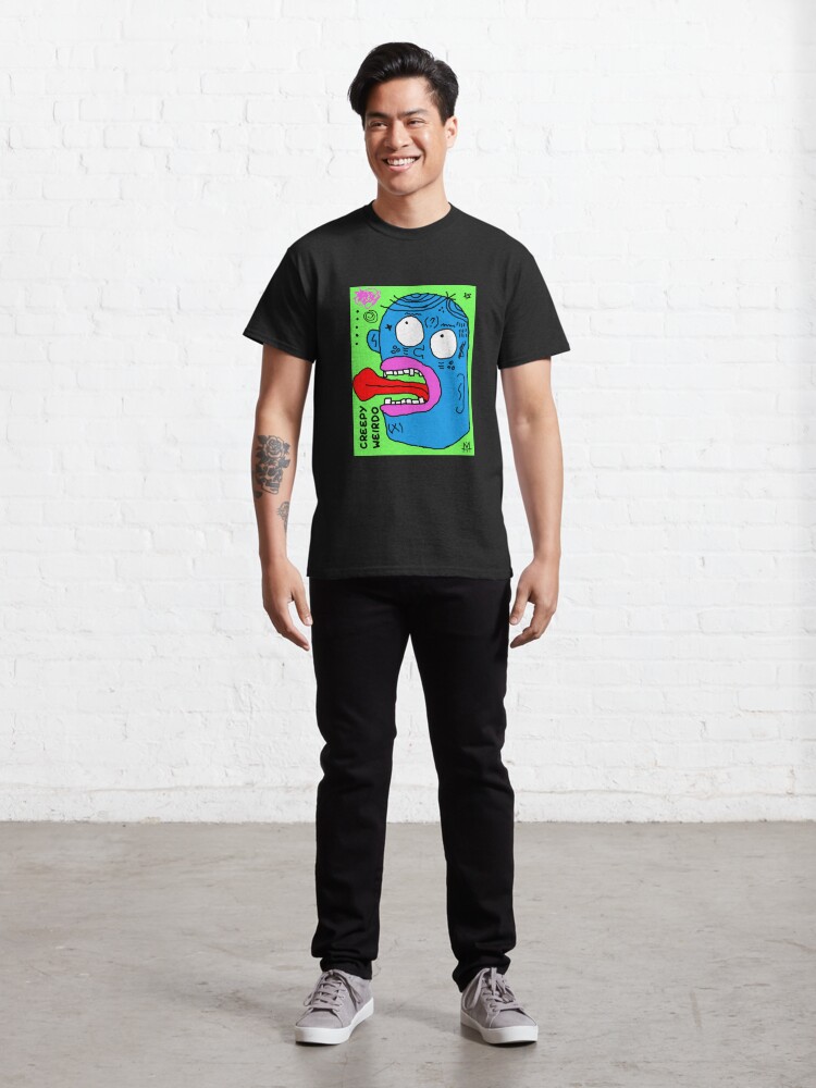 Alternate view of Scykosiz - creepy weirdo Classic T-Shirt