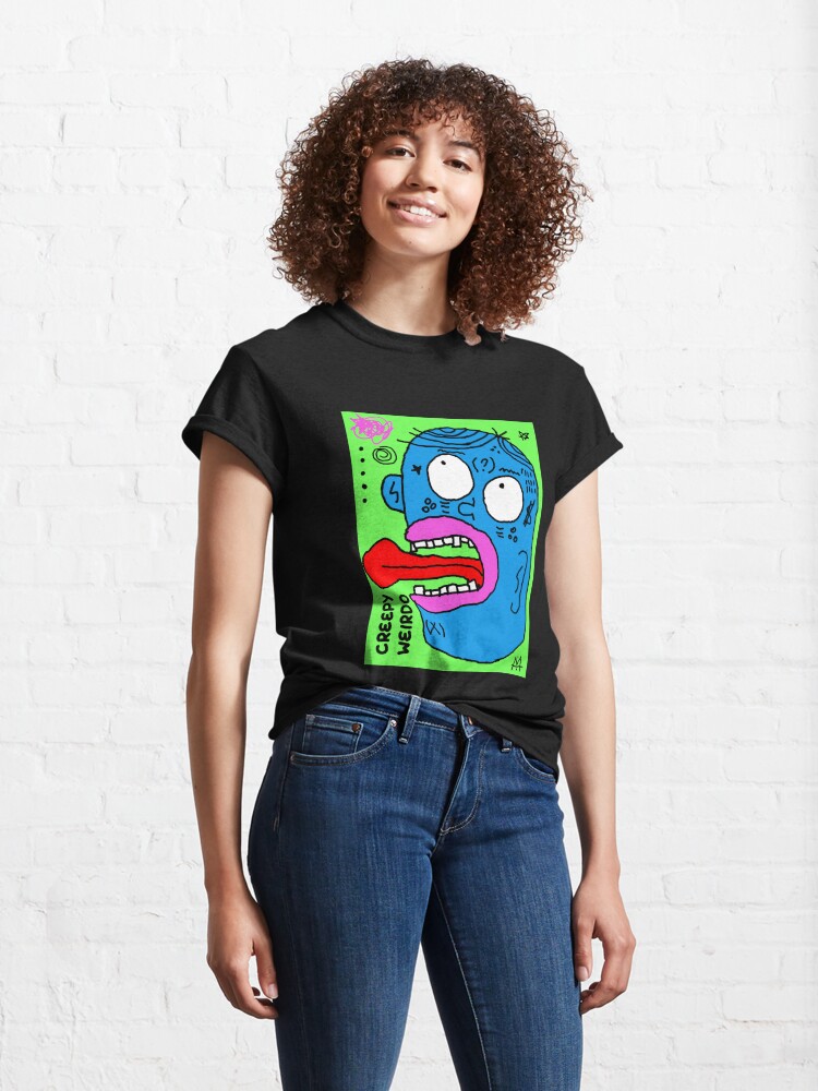 Alternate view of Scykosiz - creepy weirdo Classic T-Shirt