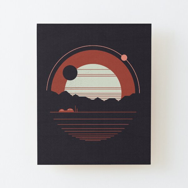 Solitude Wood Mounted Print