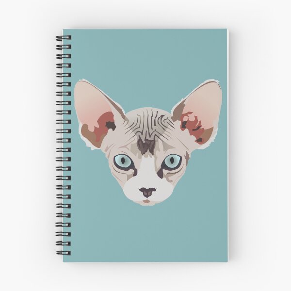 Item preview, Ellen the Sphynx Cat designed and sold by KCPetPortraits.
