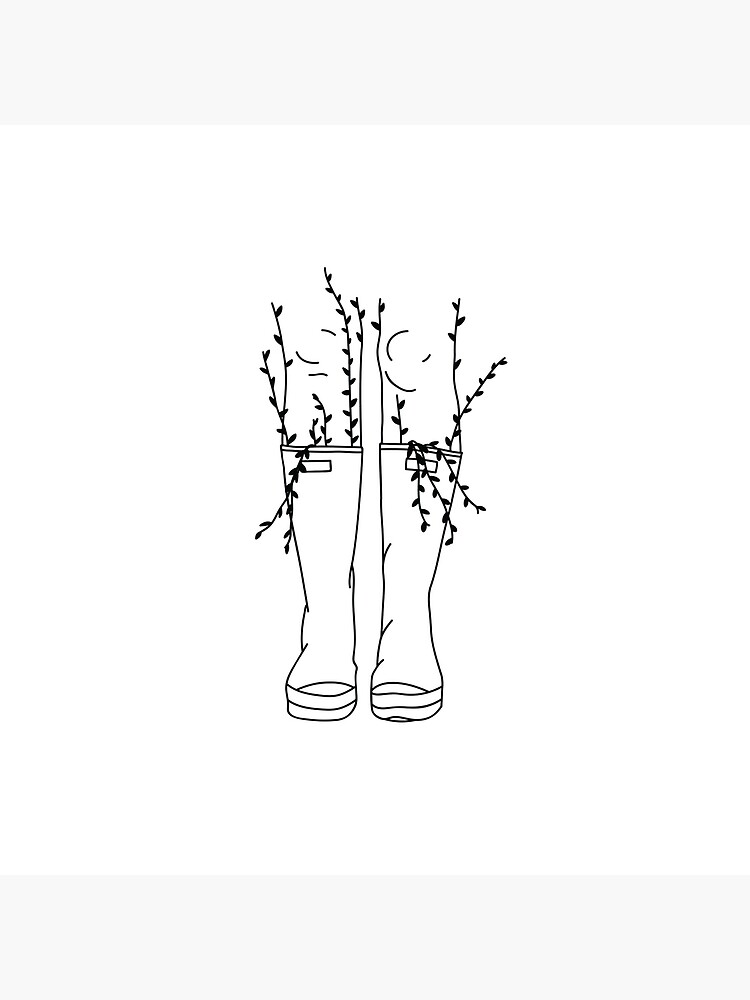 Thumbnail 3 of 3, Throw Pillow, Rainboots Flash designed and sold by celenastefanie.